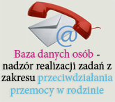 baza danych osób nadzór realizacji zadań z zakresu przeciwdziałaniu przemocy w rodzinie